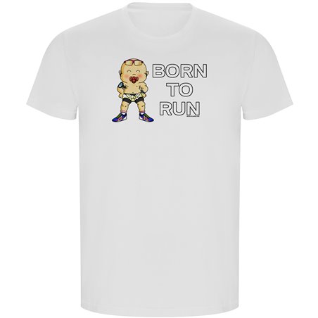 T Shirt ECO Running Born to Run Krotki Rekaw Czlowiek