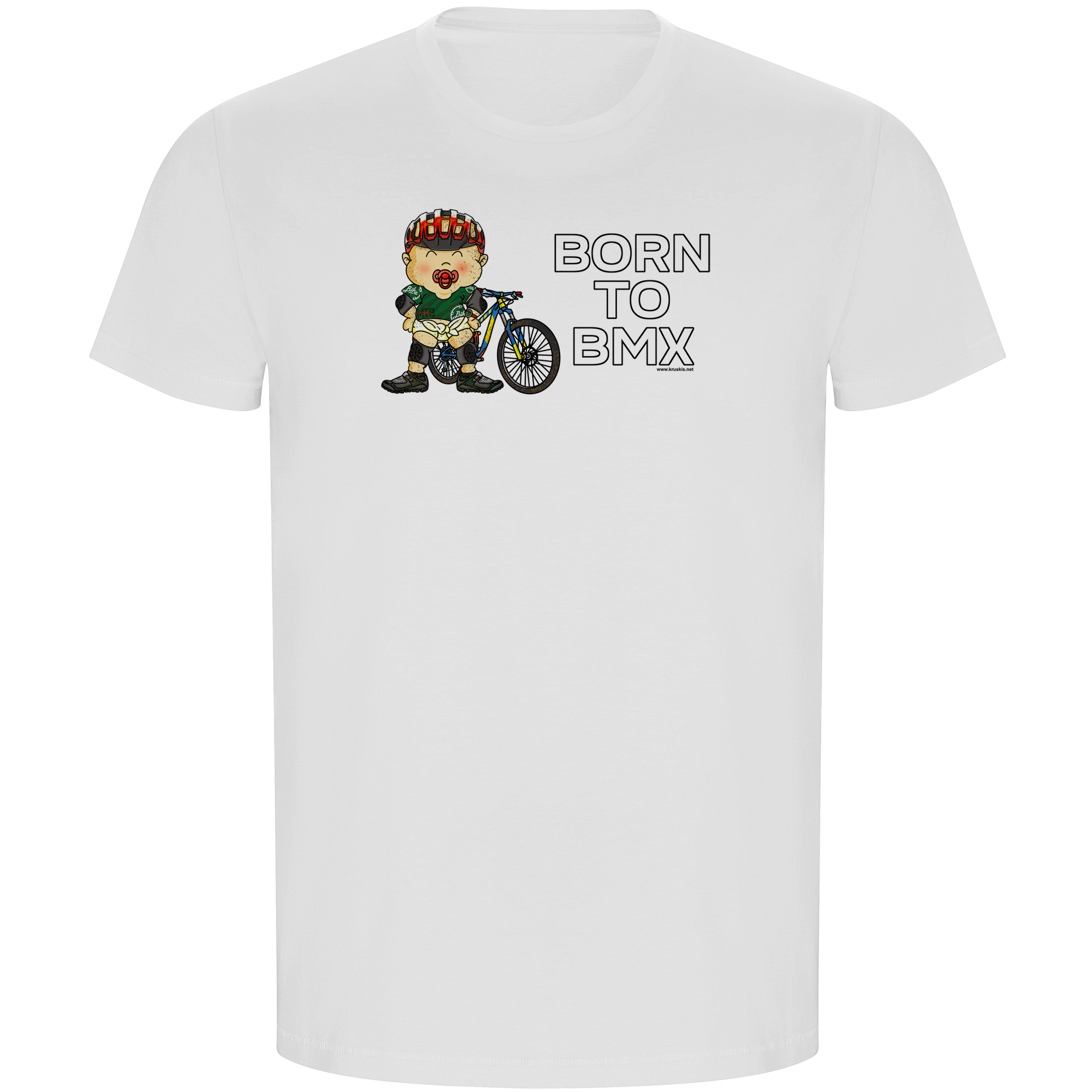 T Shirt ECO MTB Born to BMX Krotki Rekaw Czlowiek