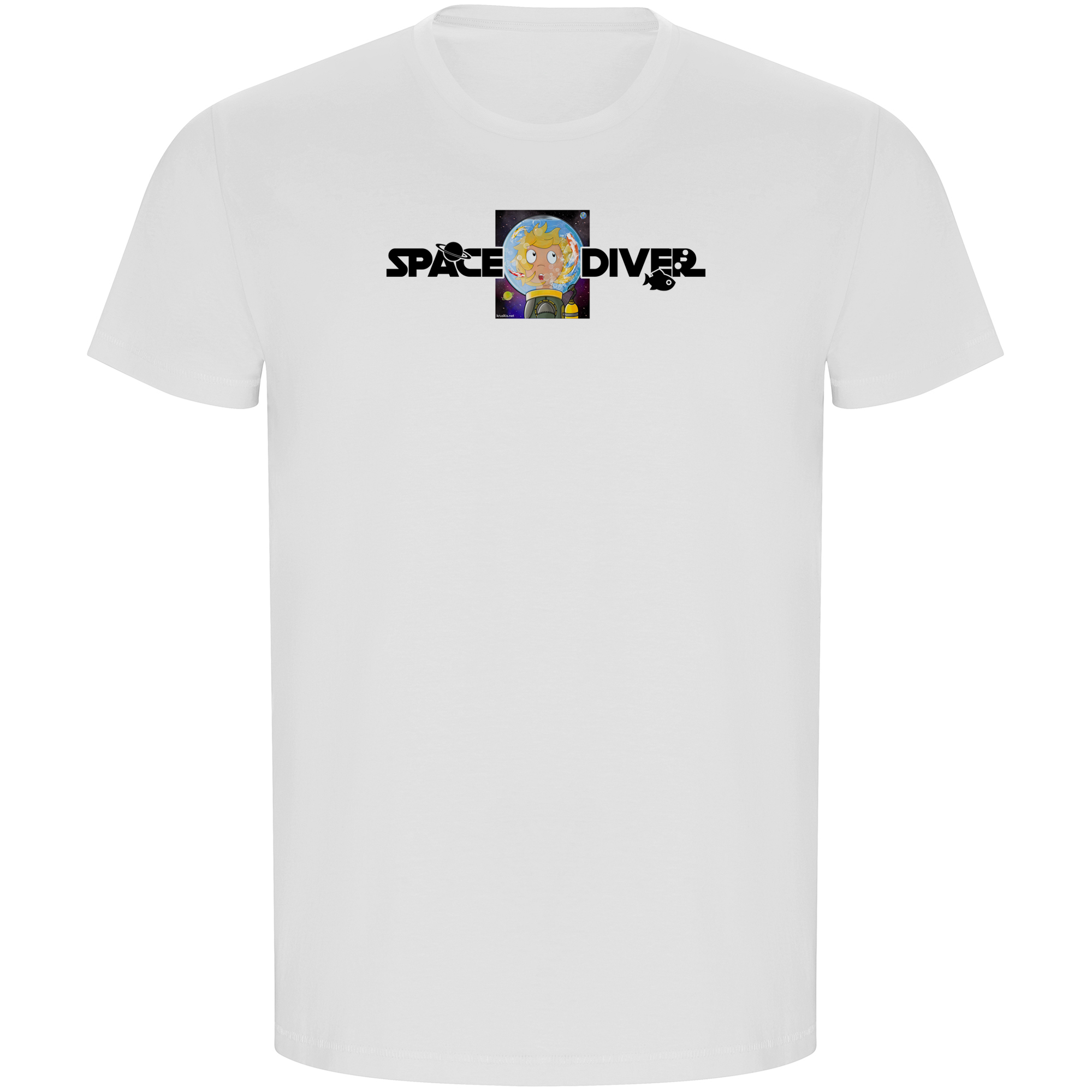T Shirt ECO Dykning Space Diver Kortarmad Man