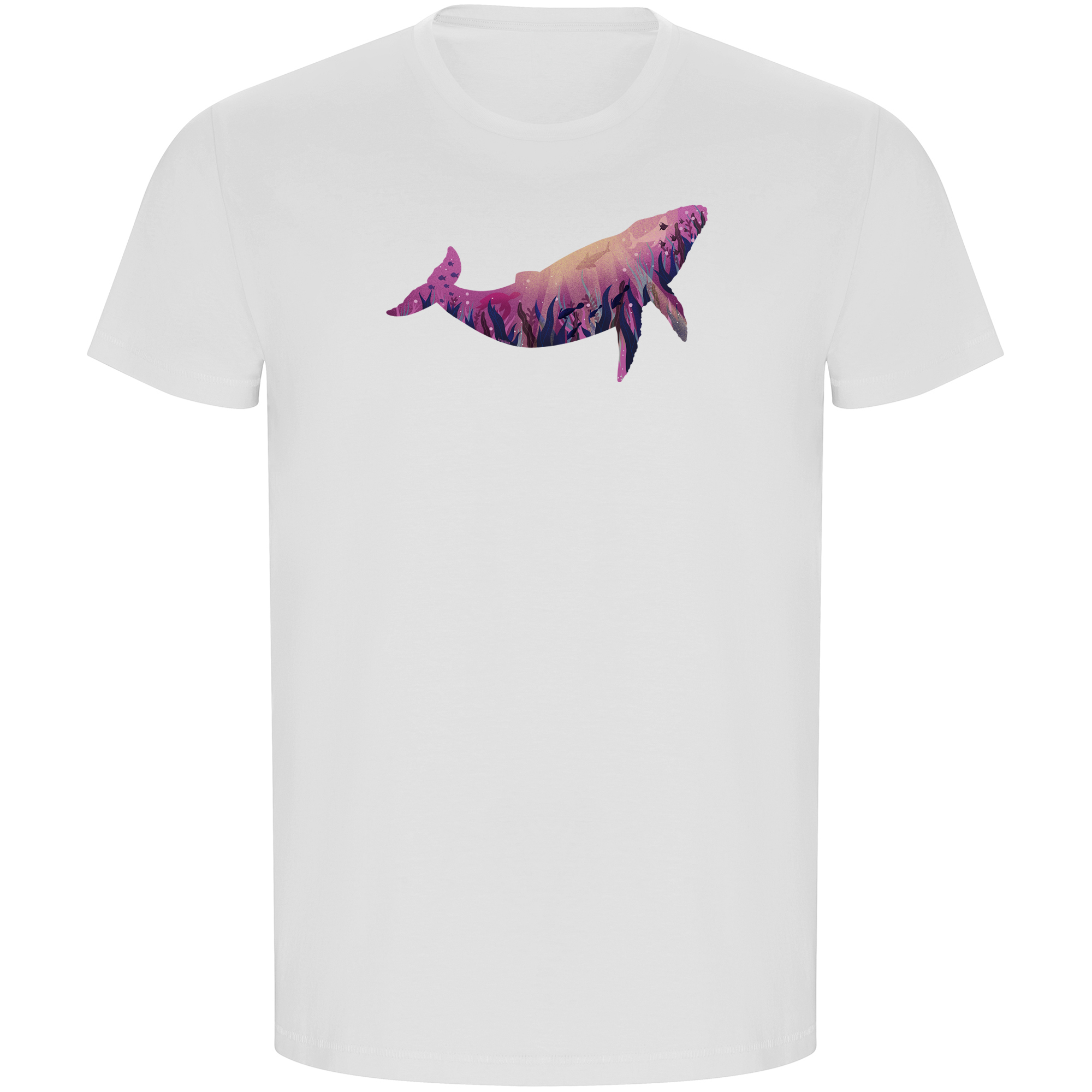 T Shirt ECO Dykning Whale Kortarmad Man