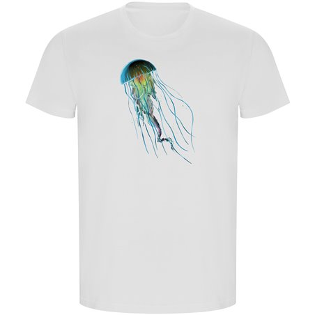 T Shirt ECO Duiken Jellyfish Korte Mowen Man