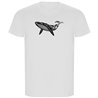 T Shirt ECO Diving Whale Tribal Short Sleeves Man