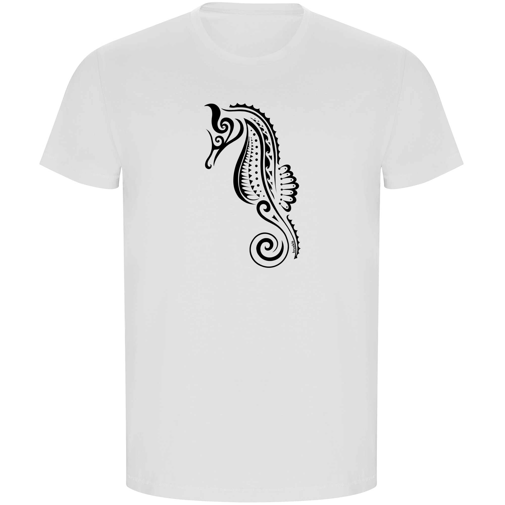 T Shirt ECO Nurkowanie Seahorse Tribal Krotki Rekaw Czlowiek