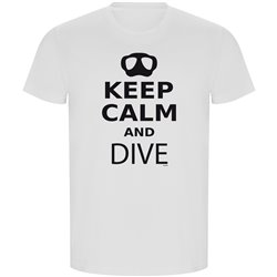 Camiseta ECO Buceo Keep Calm And Dive Manga Corta Hombre