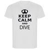 T Shirt ECO Diving Keep Calm And Dive Short Sleeves Man