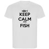 T Shirt ECO Peche Keep Calm and Fish Manche Courte Homme