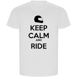 T Shirt ECO Motociclismo Keep Calm And Ride Manica Corta Uomo