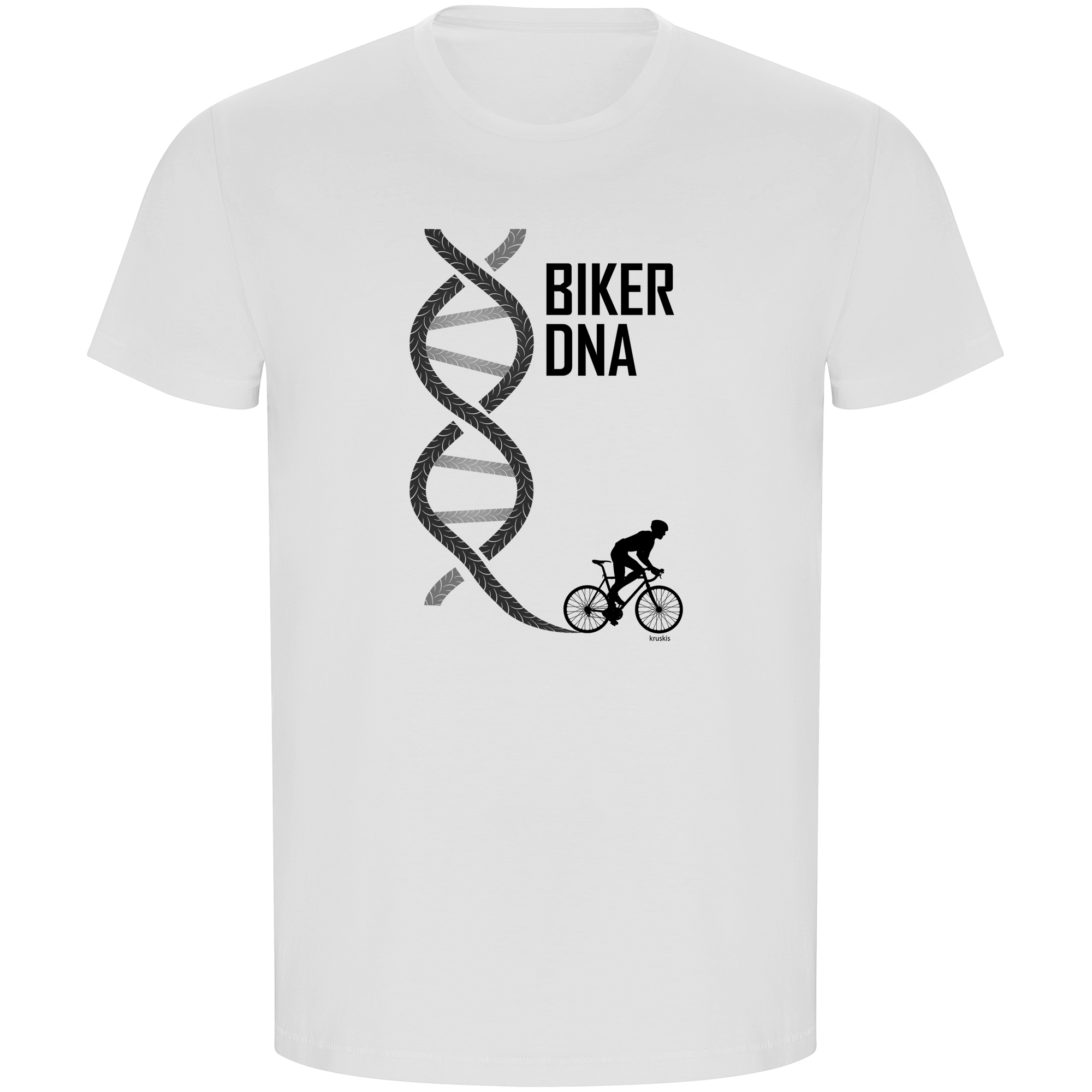 T Shirt ECO Ciclismo Biker DNA Manica Corta Uomo