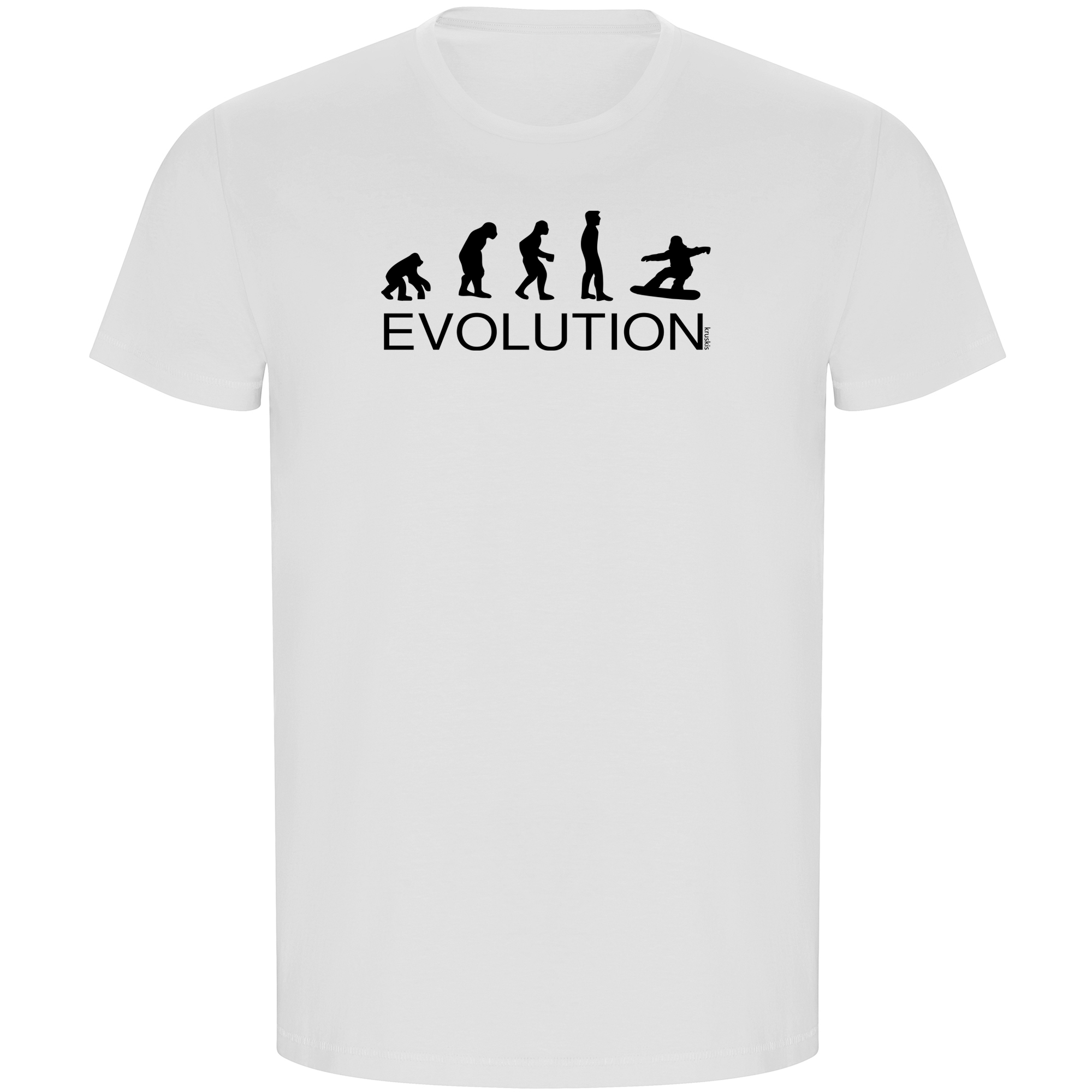 T Shirt ECO Snowboard Evolution Snowboard Korte Mowen Man