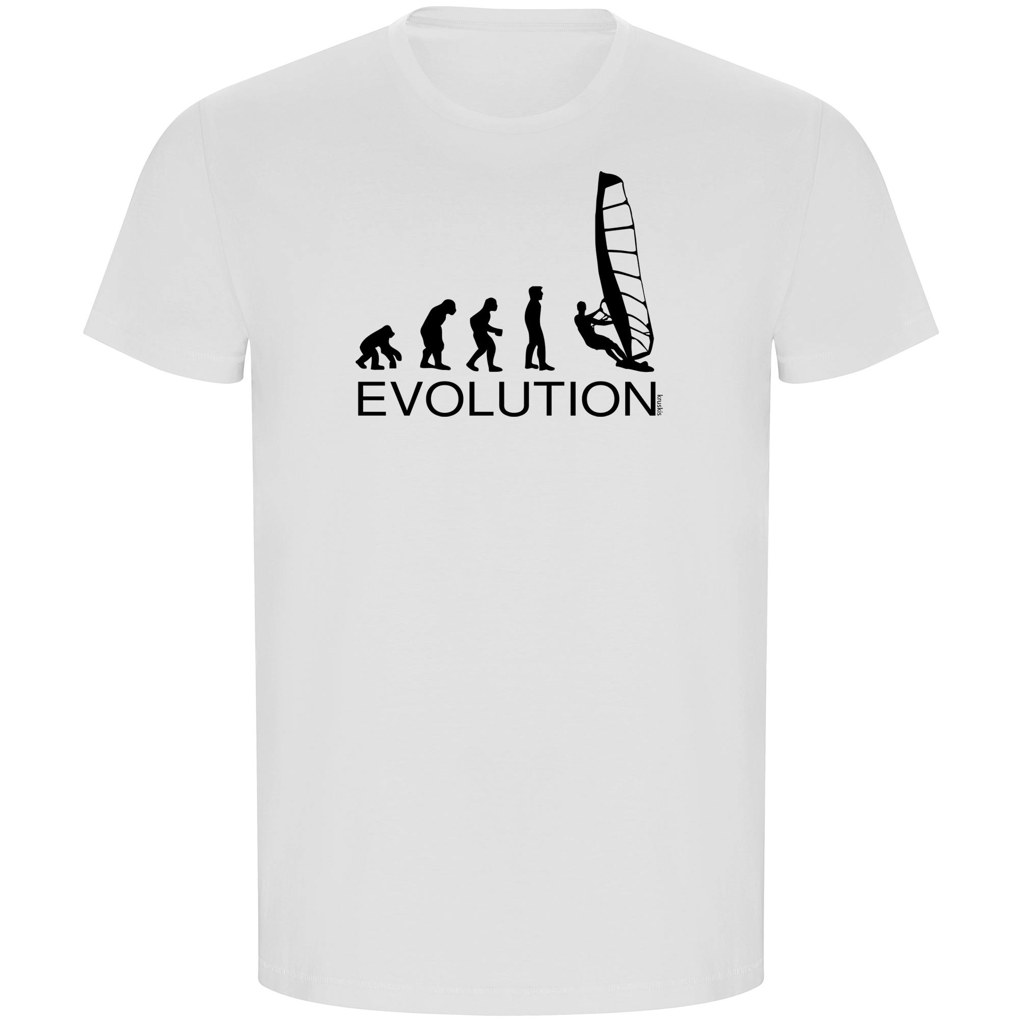 T Shirt ECO Windsurfen Evolution Windsurf Kurzarm Mann