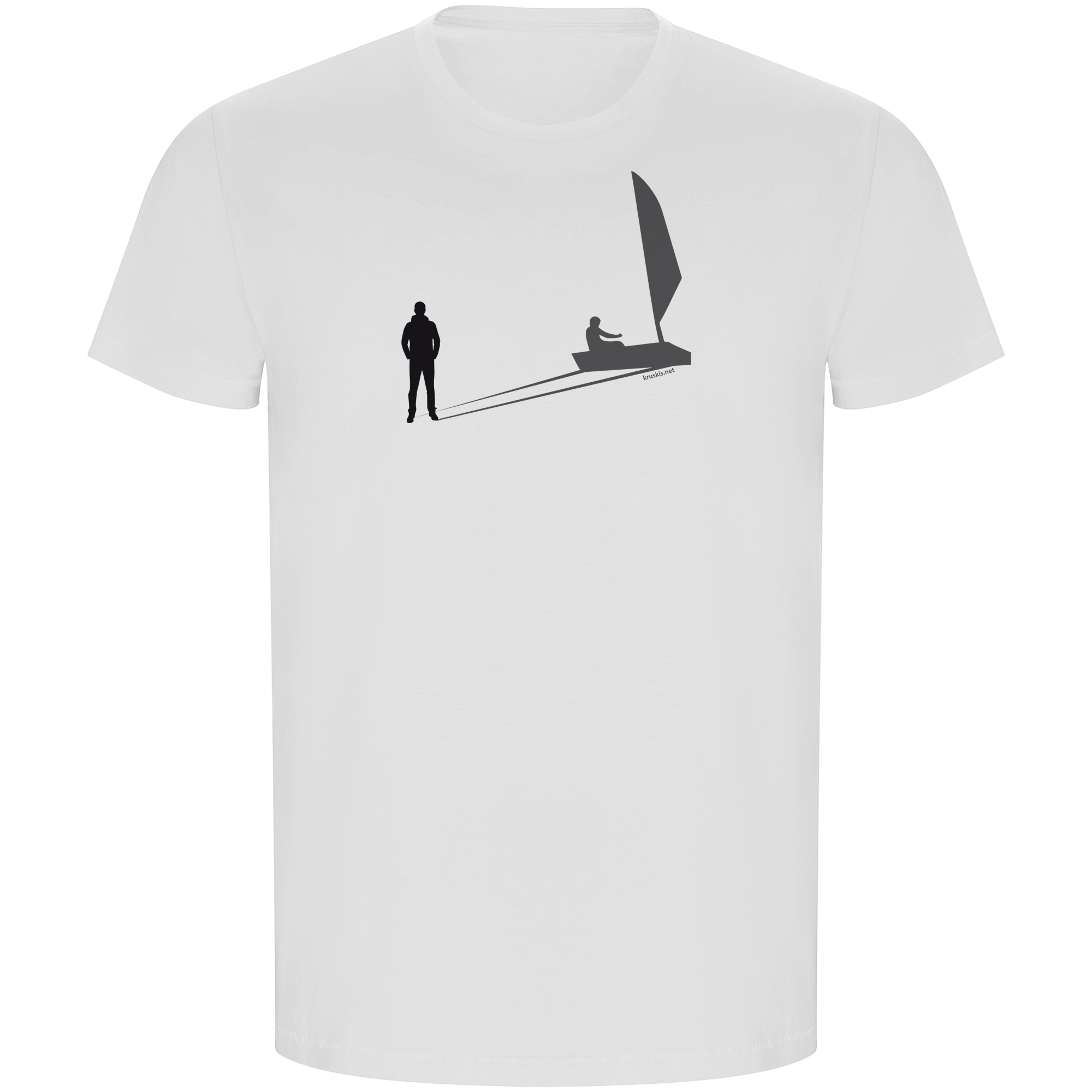T Shirt ECO Nautisk Shadow Sail Kortarmad Man