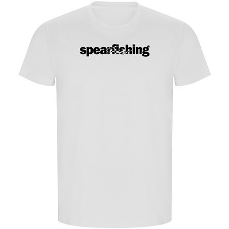 T Shirt ECO Pesca subacquea Word Spearfishing Manica Corta Uomo