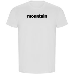 T Shirt ECO Mountaineering Word Mountain Short Sleeves Man