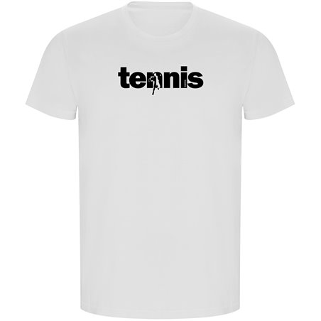 T Shirt ECO Tennis Word Tennis Korte Mowen Man