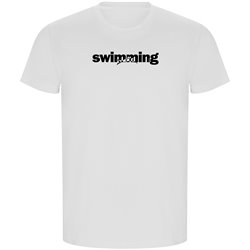 T Shirt ECO Natation Word Swimming Manche Courte Homme