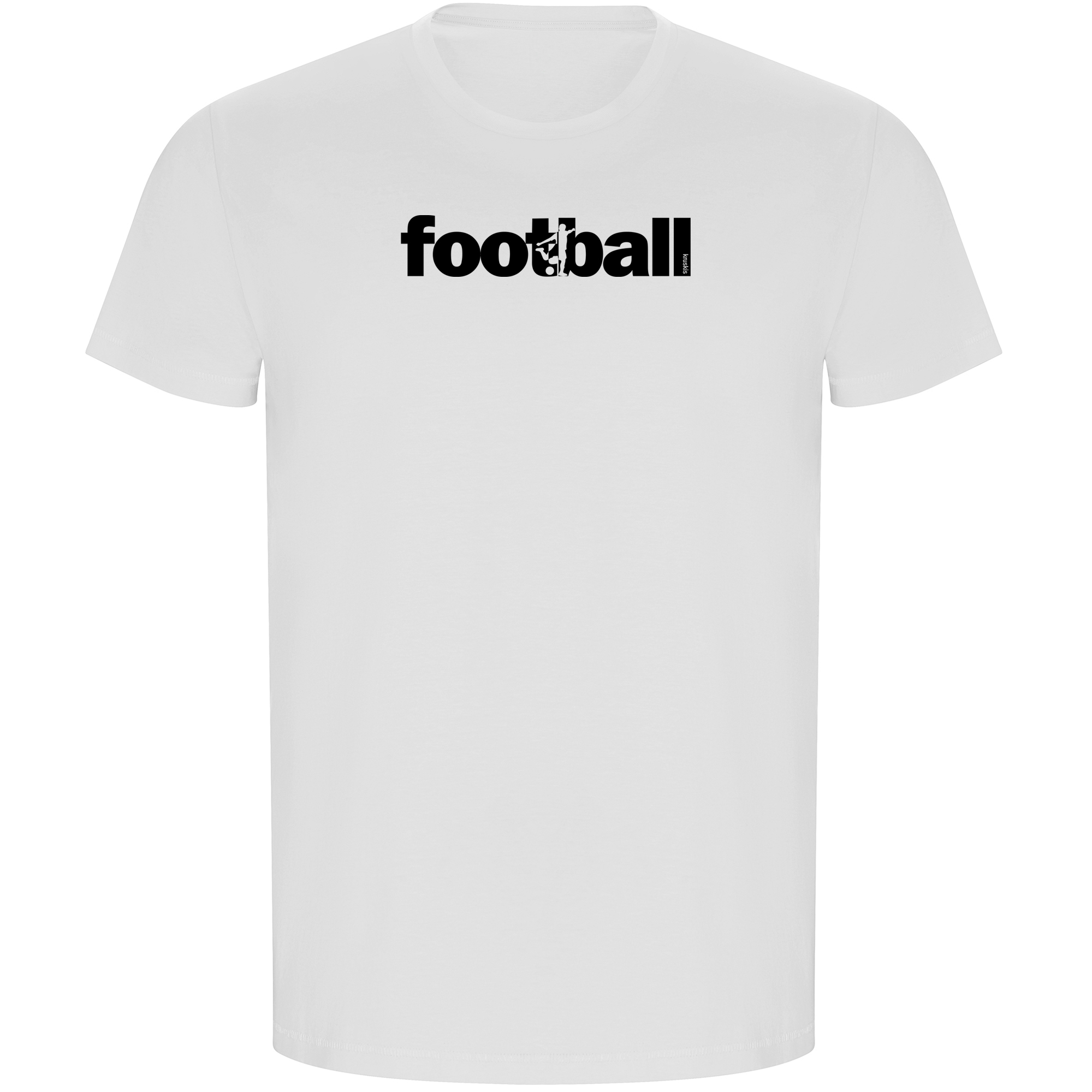 T Shirt ECO Voetbal Word Football Korte Mowen Man
