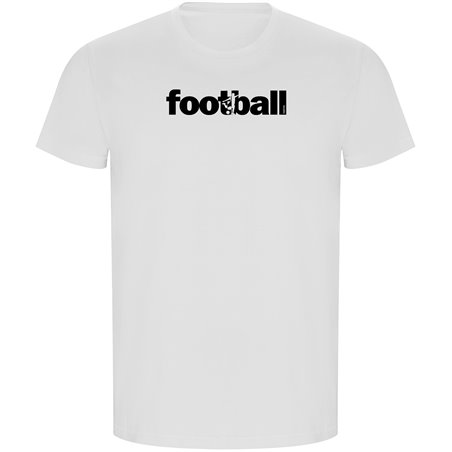 T Shirt ECO Football Word Football Manche Courte Homme