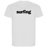 T Shirt ECO Surfen Word Surfing Korte Mowen Man