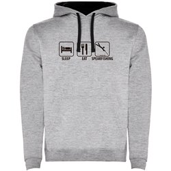 Sweat a Capuche Chasse sous marine Sleep eat and Sperfishing Unisex