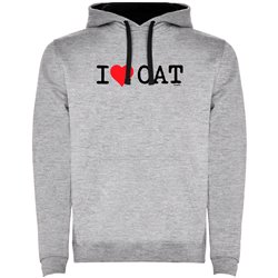 Bluza z Kapturem Katalonia I Love CAT Unisex