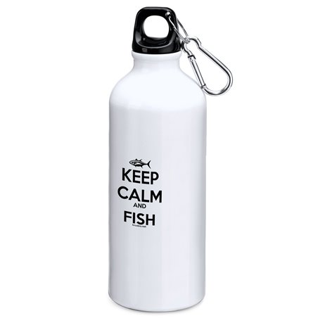 Bottle 800 ml Fishing Keep Calm and Fish
