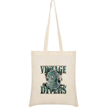 Tasche Baumwolle Tauchen Vintage Divers