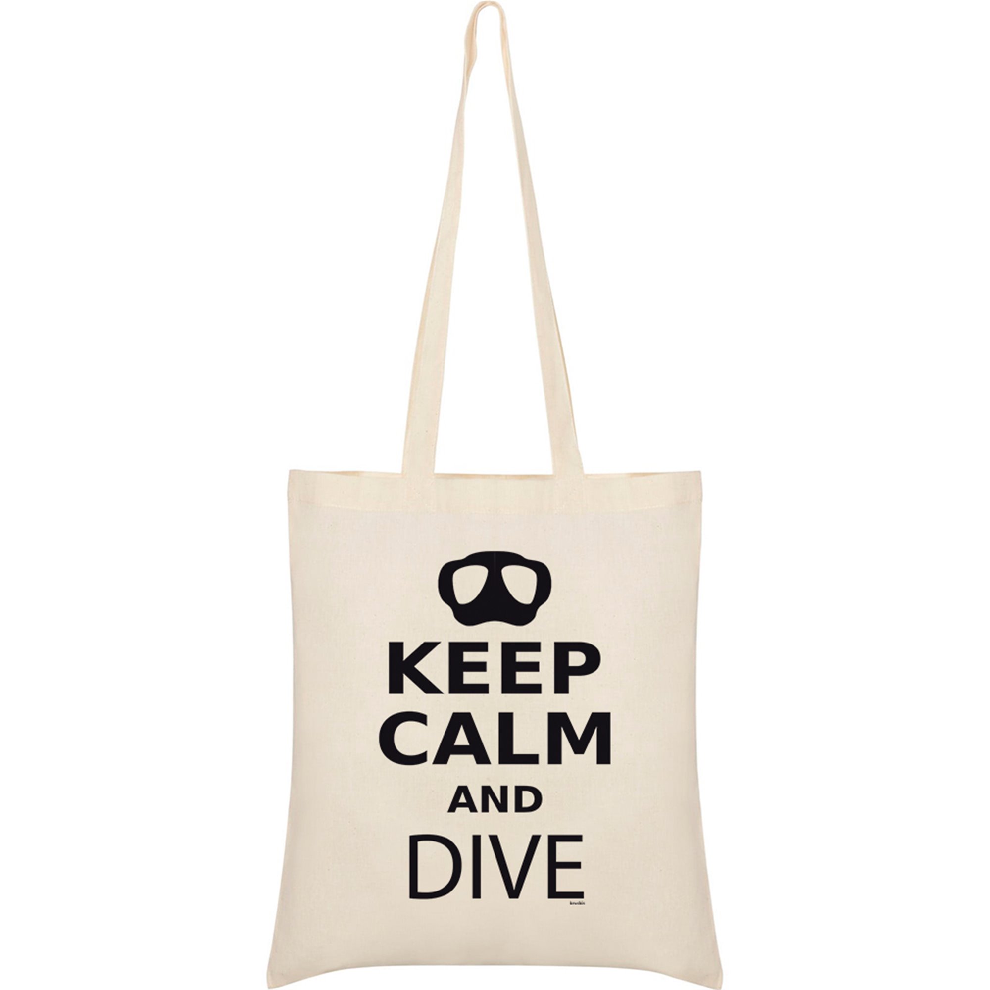 Borsa Cotone Immersione Keep Calm And Dive