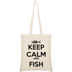 Bolsa Algodon Pesca Keep Calm and Fish