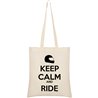 Bolsa Algodon Motociclismo Keep Calm And Ride