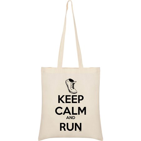 Sac Coton Running Keep Calm and Run