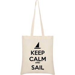 Vaska Bomull Nautisk Keep Calm and Sail