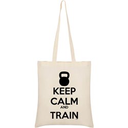 Bag Cotton Gym Keep Calm And Train