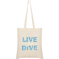 Tasche Baumwolle Tauchen Live For Dive