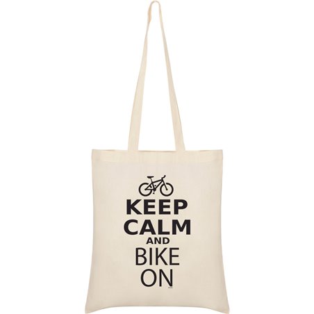 Sac Coton Velo Keep Calm and Bike On
