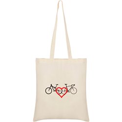 Tasche Baumwolle Radfahren Love