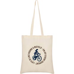 Bag Cotton Cycling Life is Like Riding