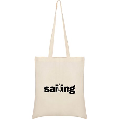 Bolsa Algodon Nautica Word Sailing