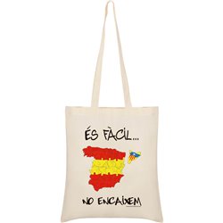 Bag Cotton Catalonia Es Facil No Encaixem
