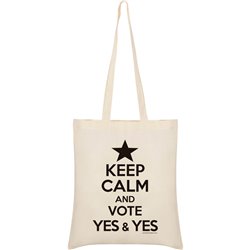 Bag Cotton Catalonia Keep Calm And Vote Yes