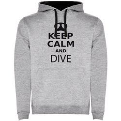 Luvtroja Dykning Keep Calm And Dive Unisex