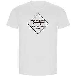 T Shirt ECO Surf Surf At Own Risk Manica Corta Uomo