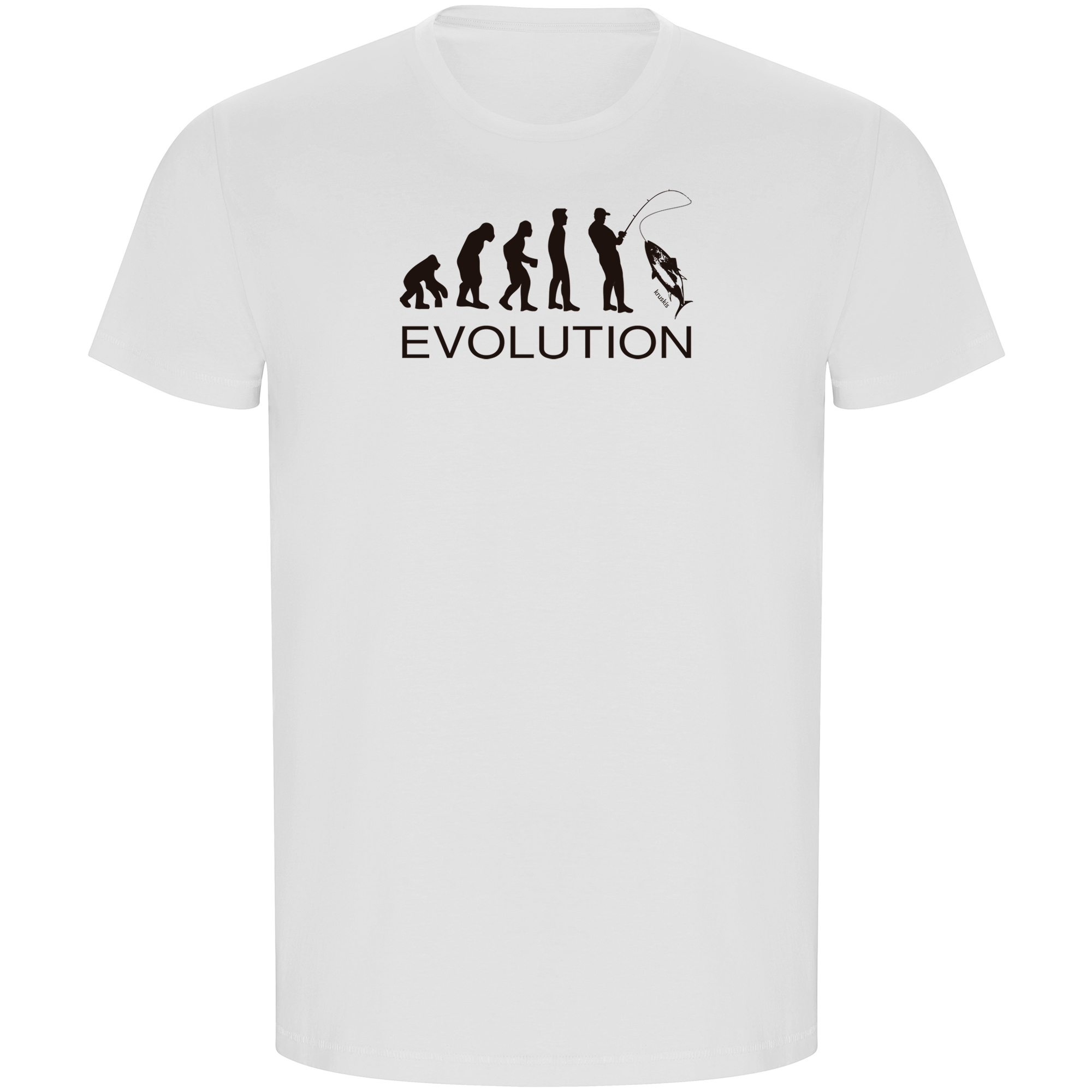 T Shirt ECO Wedkarstwo Evolution by Anglers Krotki Rekaw Czlowiek