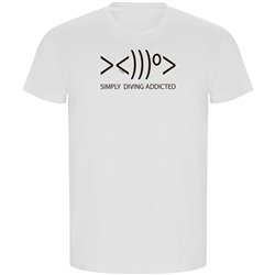 T Shirt ECO Diving Simply Diving Addicted Short Sleeves Man