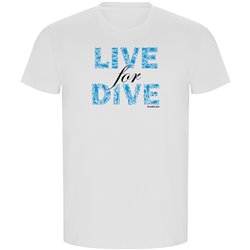 T Shirt ECO Plongee Live For Dive Manche Courte Homme