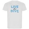 T Shirt ECO Diving Live For Dive Short Sleeves Man