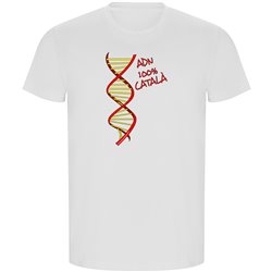 T Shirt ECO Katalonia ADN 100x100 Catala Krotki Rekaw Czlowiek