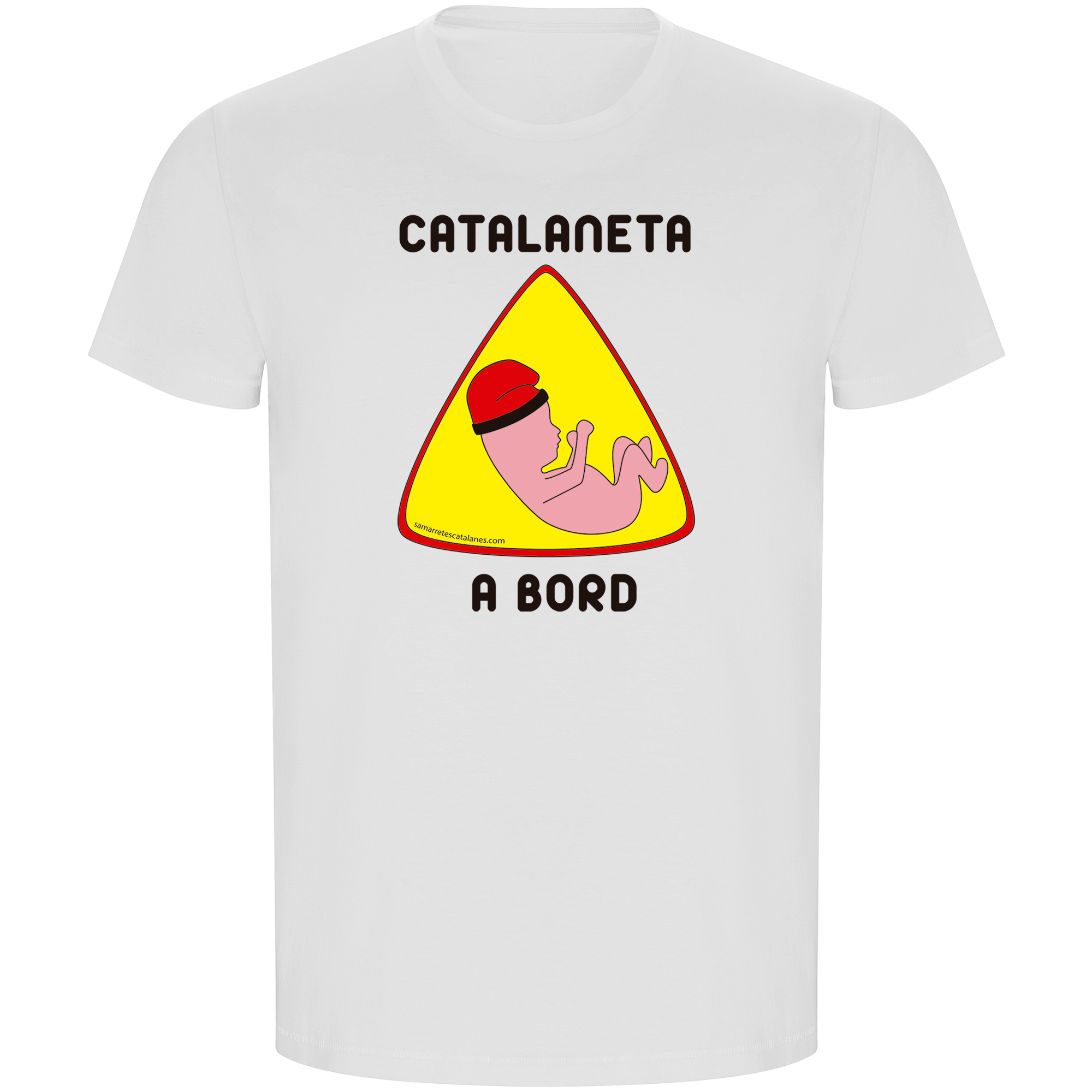 T Shirt ECO Catalonia Catalaneta a Bord Short Sleeves Man