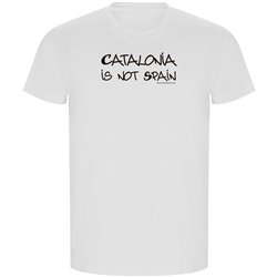 T Shirt ECO Catalonia Catalonia is not Spain Short Sleeves Man