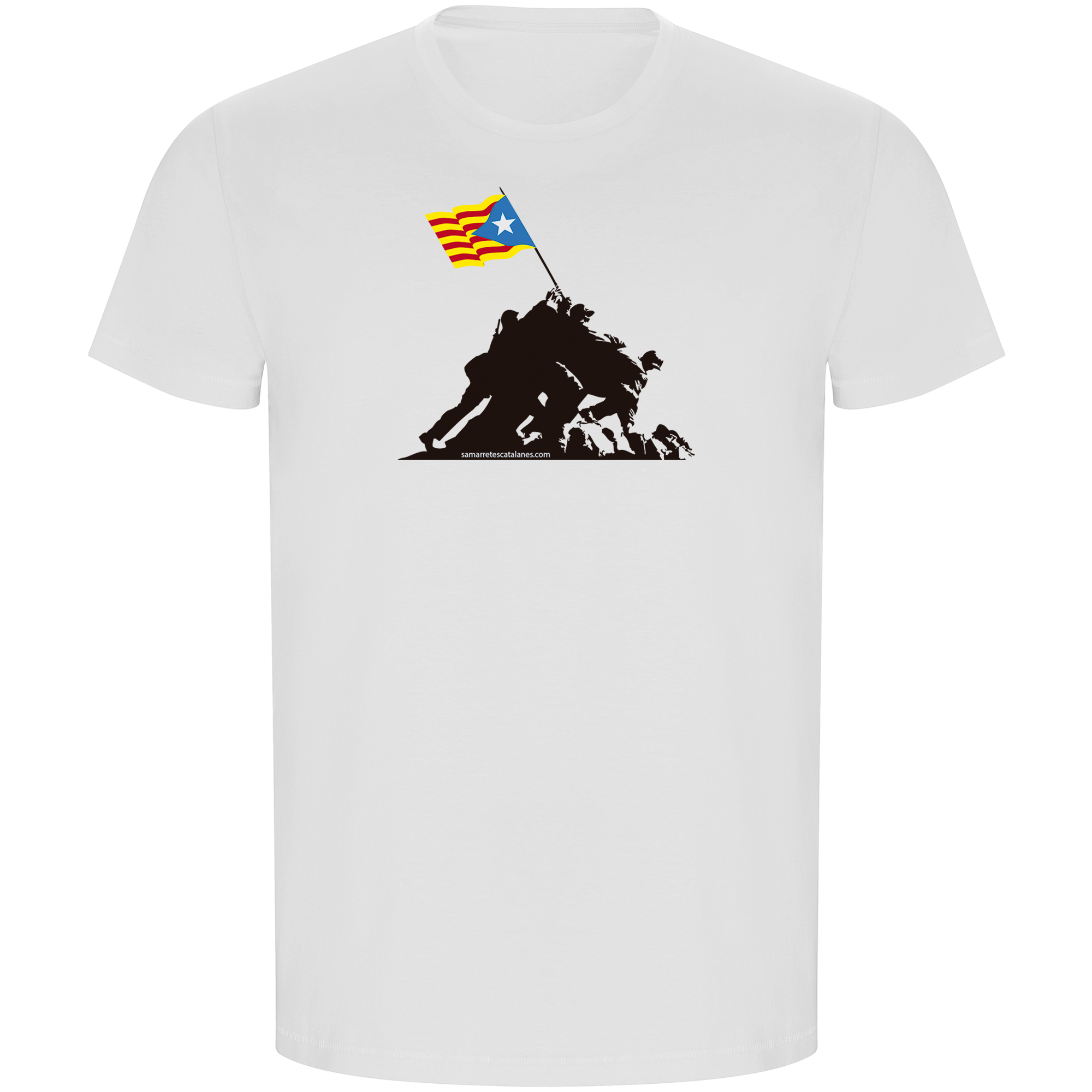 Camiseta ECO Catalunya Iwo Jima Independent Manga Corta Hombre