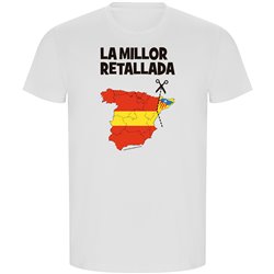 T Shirt ECO Katalonien La Millor Retallada Kortarmad Man